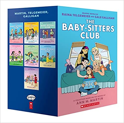 The Baby-sitters Club Graphic Novels #1-7: A Graphix Collection: Full-Color Edition (The Baby-Sitters Club Graphix) (7848232517870)